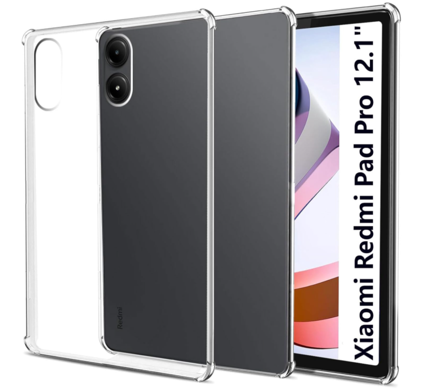 Carcasa Transparente Reforzada Para Tablet Pad Pro 12.1 2024-4