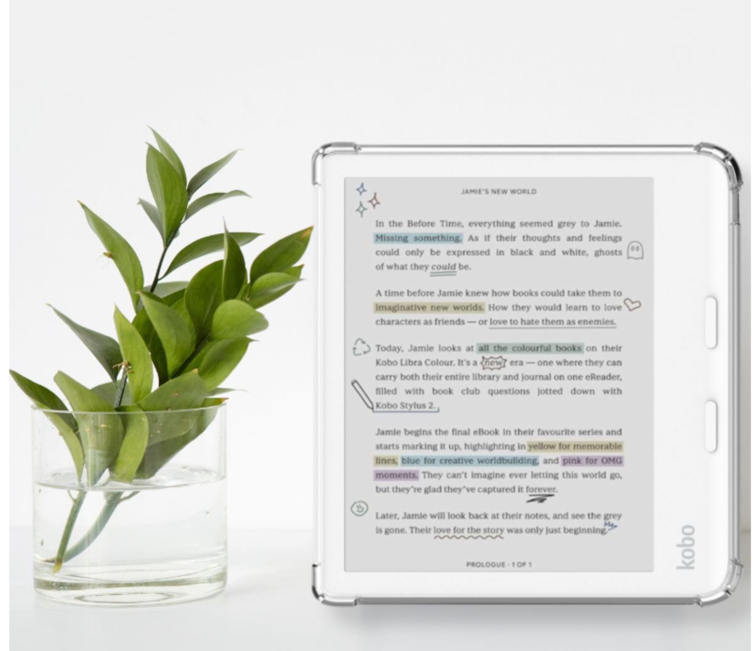 Funda Transparente Para Kobo Libra Colour 2024 7 Pulgadas-3