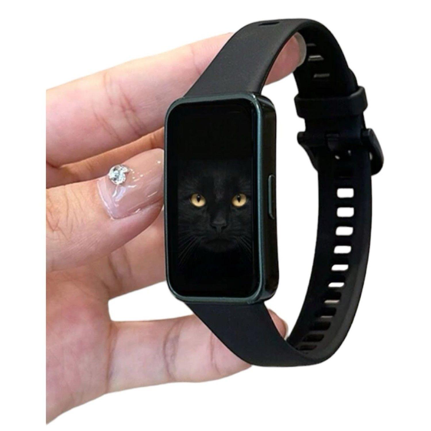 Correa De Repuesto Silicona Para Huawei Honor Band 8 Negro-0
