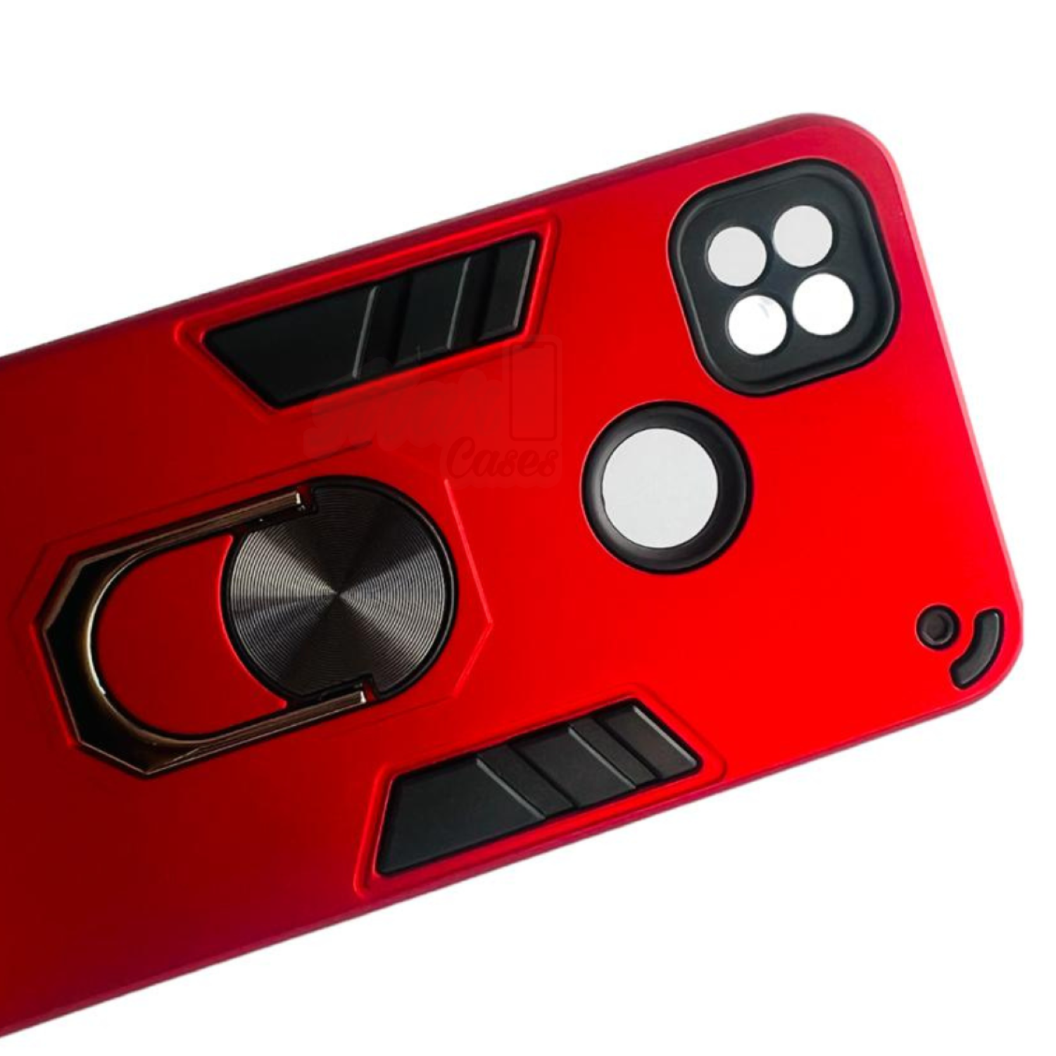 Carcasa Para Xiaomi Redmi 10a Anti Golpes Anillo Rojo-2