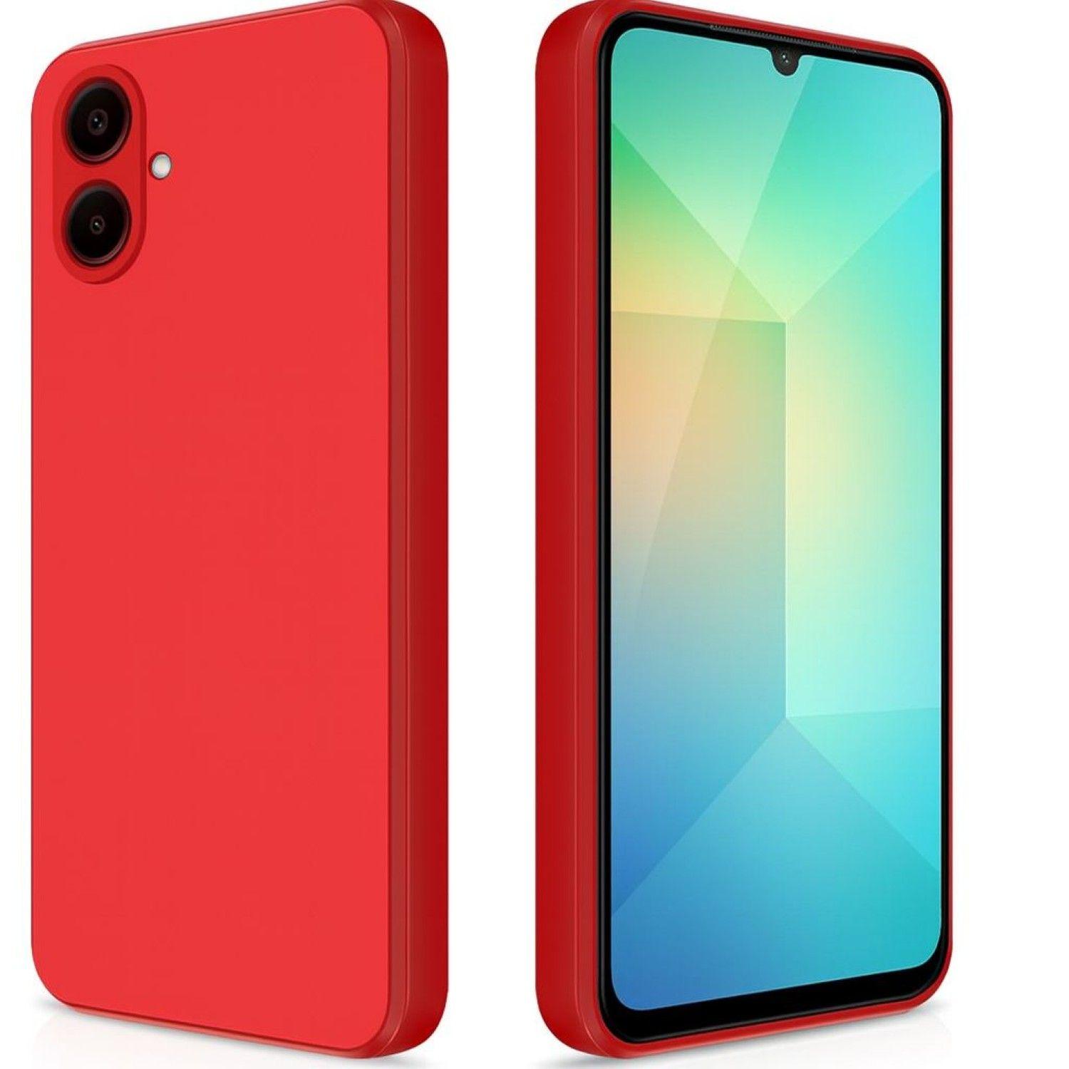 Carcasa Funda Para Samsung A07 Silicona Rojo-2