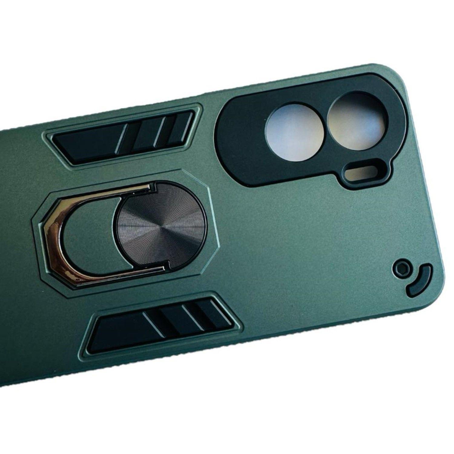 Carcasa Para Honor 90 Lite 5g Anti Golpes Anillo Plomo-1