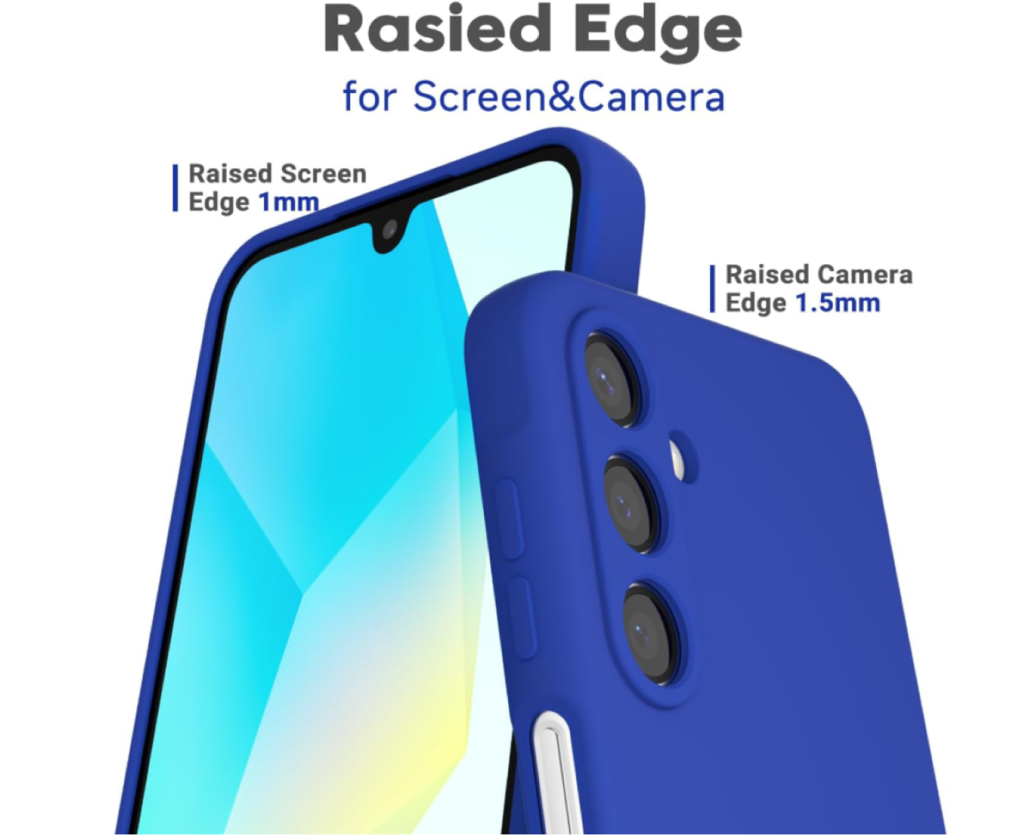 Carcasa Funda Para Samsung A56 5g Silicona Azul-2