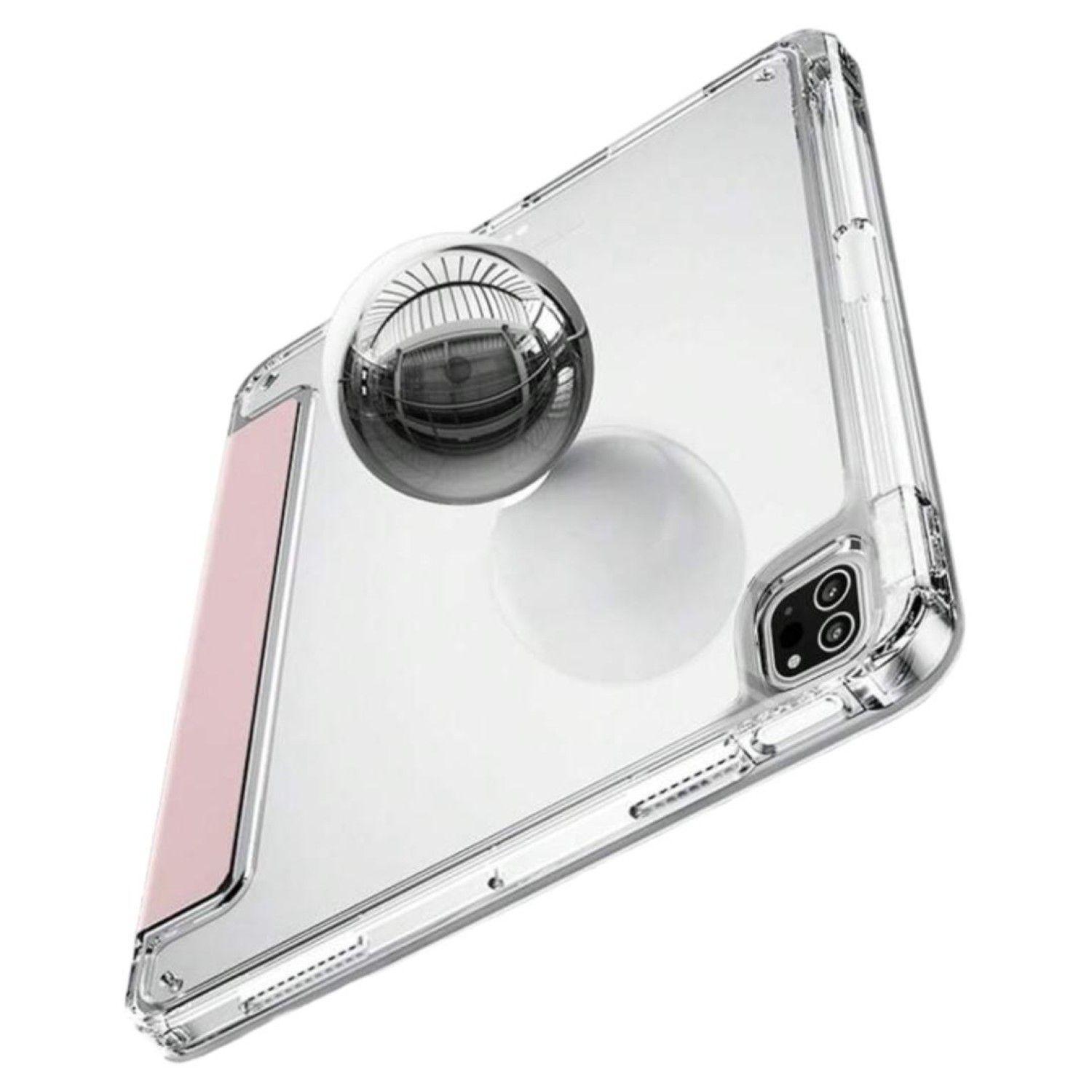 Carcasa Smart Cover Clear Compatible Con iPad Air 11 M4 2026 Rosado-5