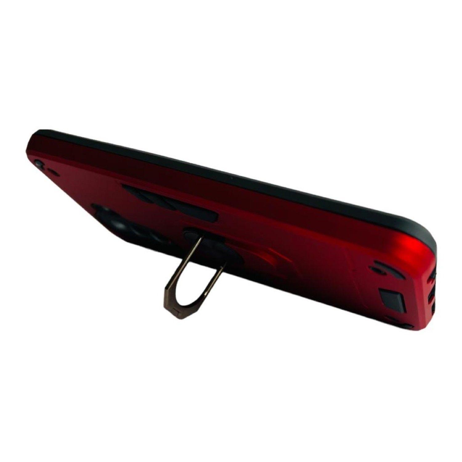 Carcasa Para Huawei Nova Y70 Anti Golpes Anillo Rojo-3