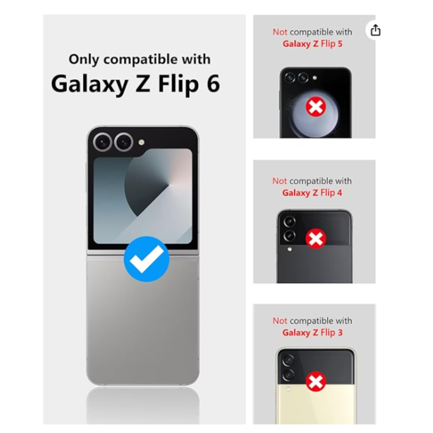 Carcasa Para Samsung Z Flip 6 Transparente Con Bisagra-3