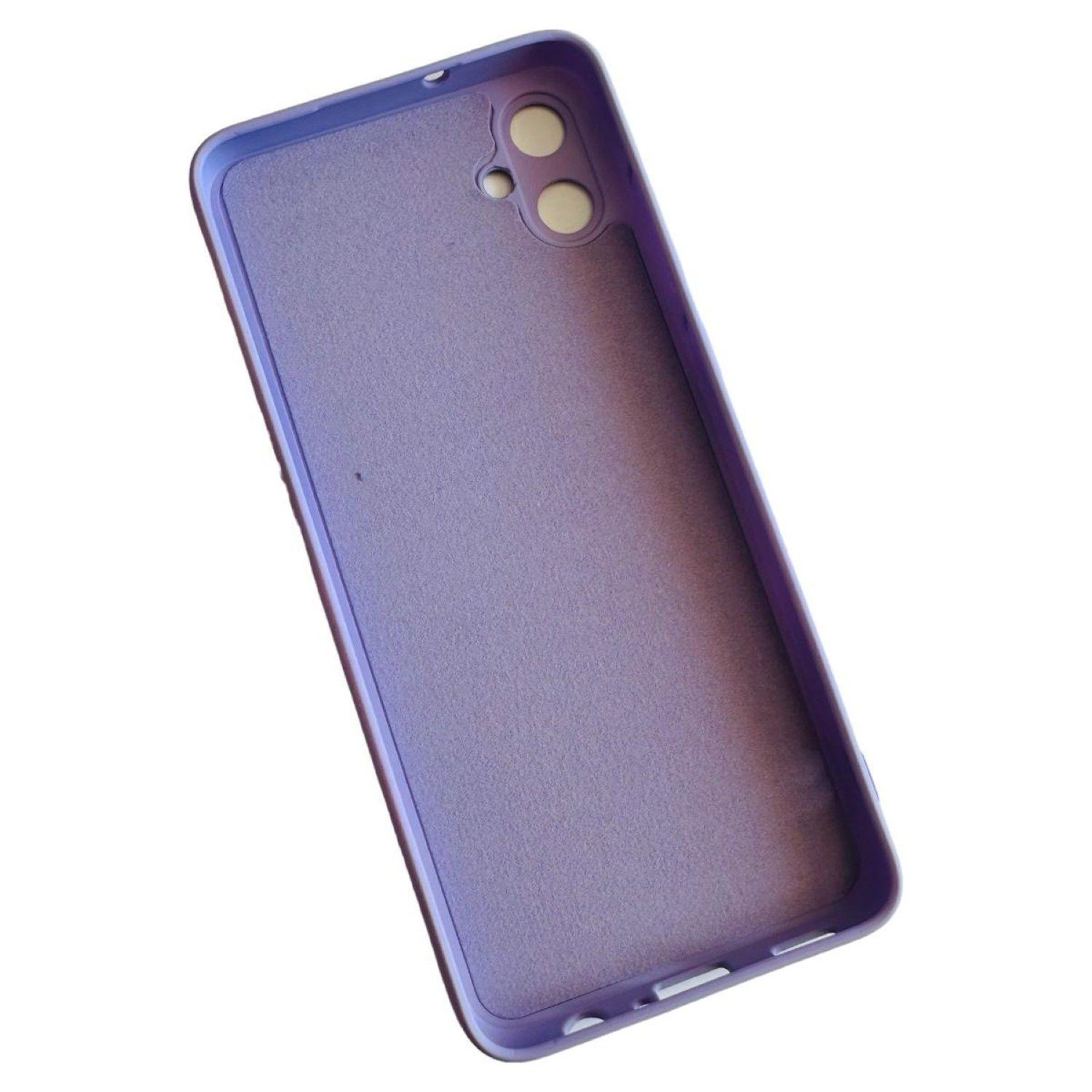 Carcasa Funda Para Samsung A05 Normal Silicona Violeta-3