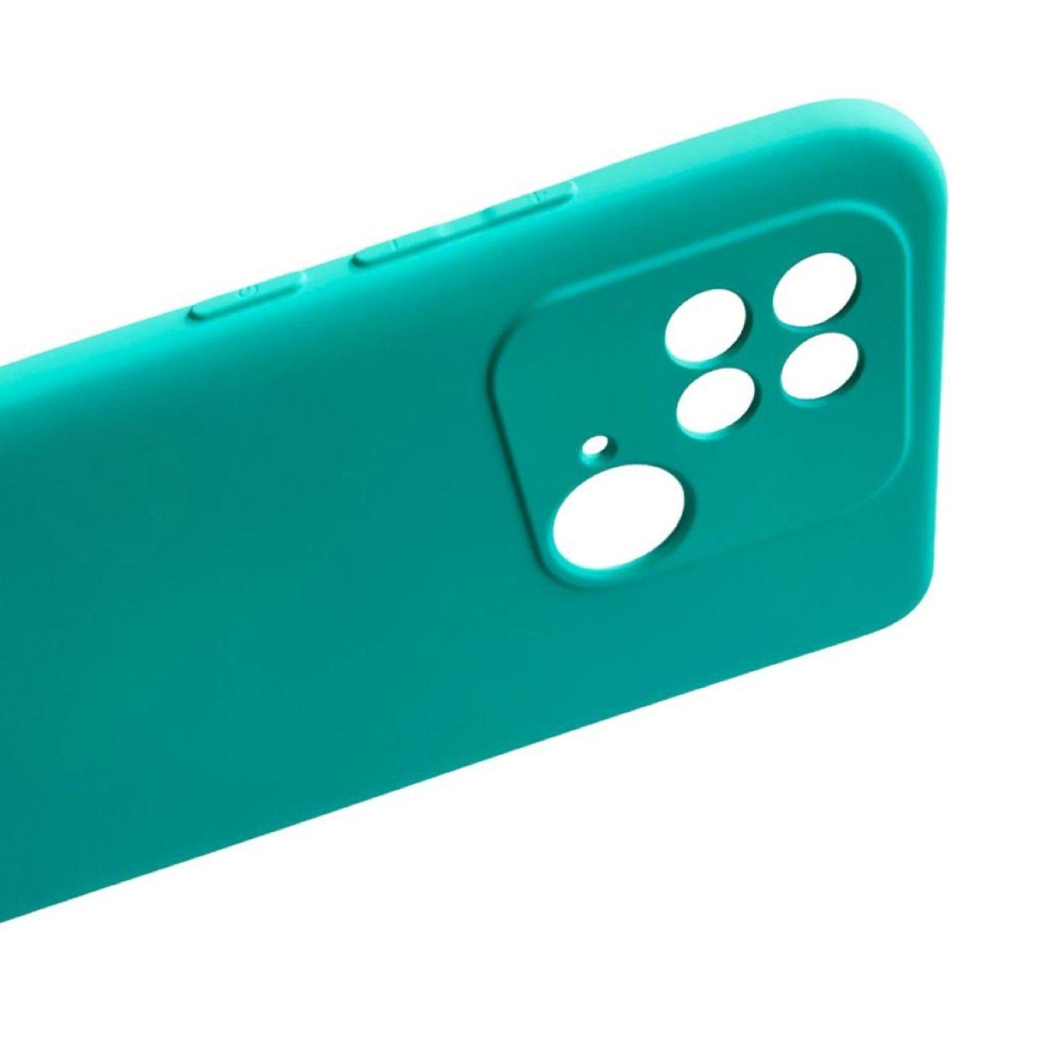 Carcasa Funda Para Xiaomi Redmi 10c Silicona Color Turquesa-3