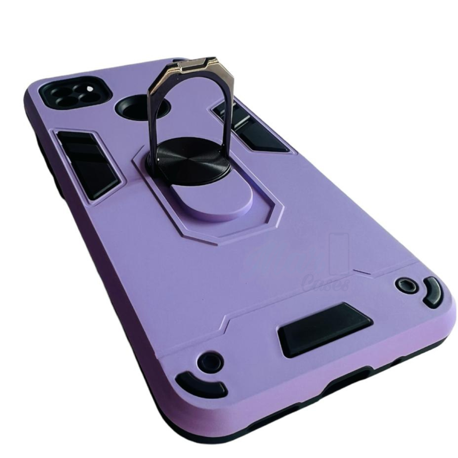 Carcasa Para Xiaomi Redmi 10a Anti Golpes Anillo Lila-3