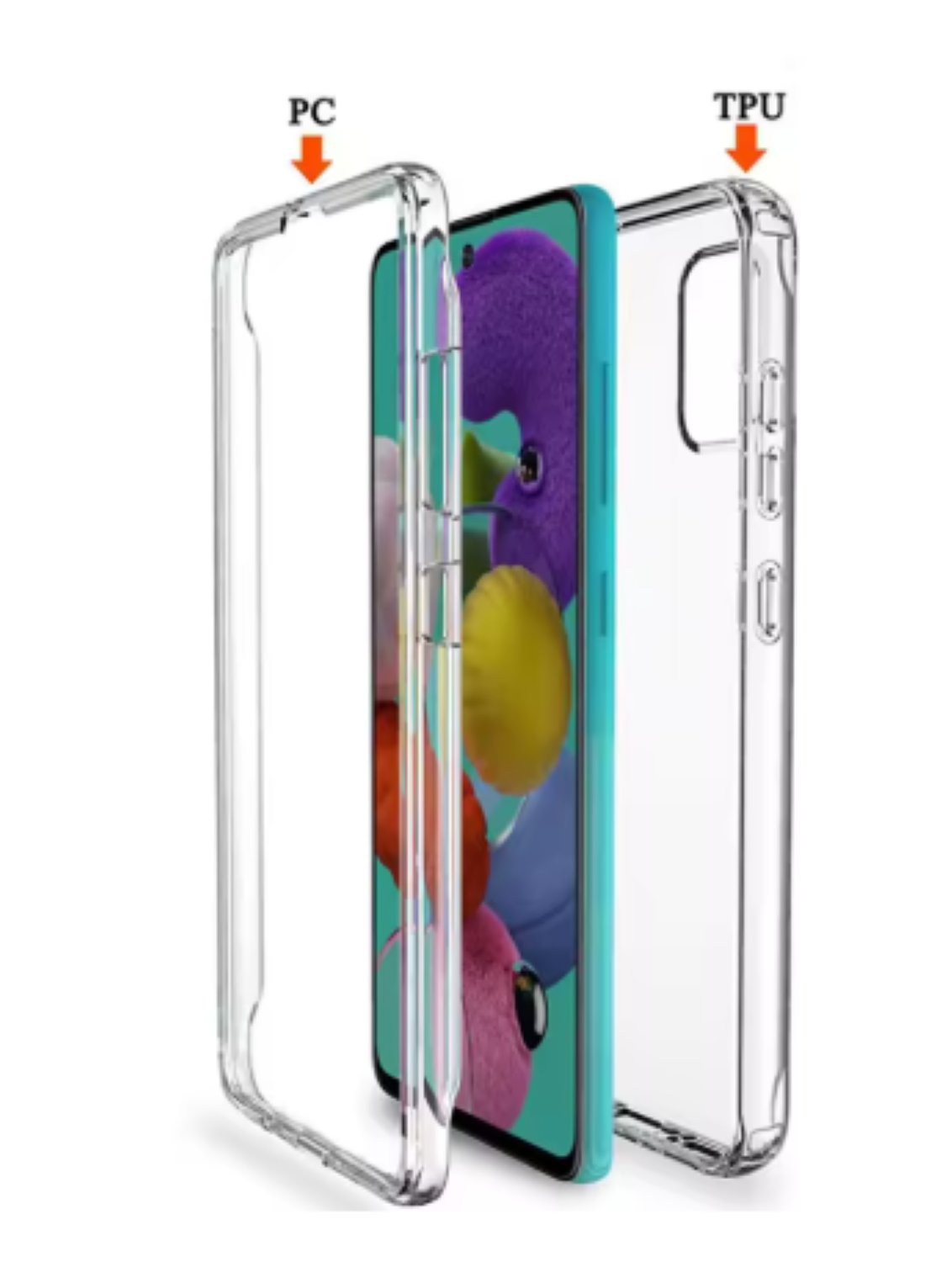 Carcasa 360 Grados Para Samsung Note 8 Transparente-6