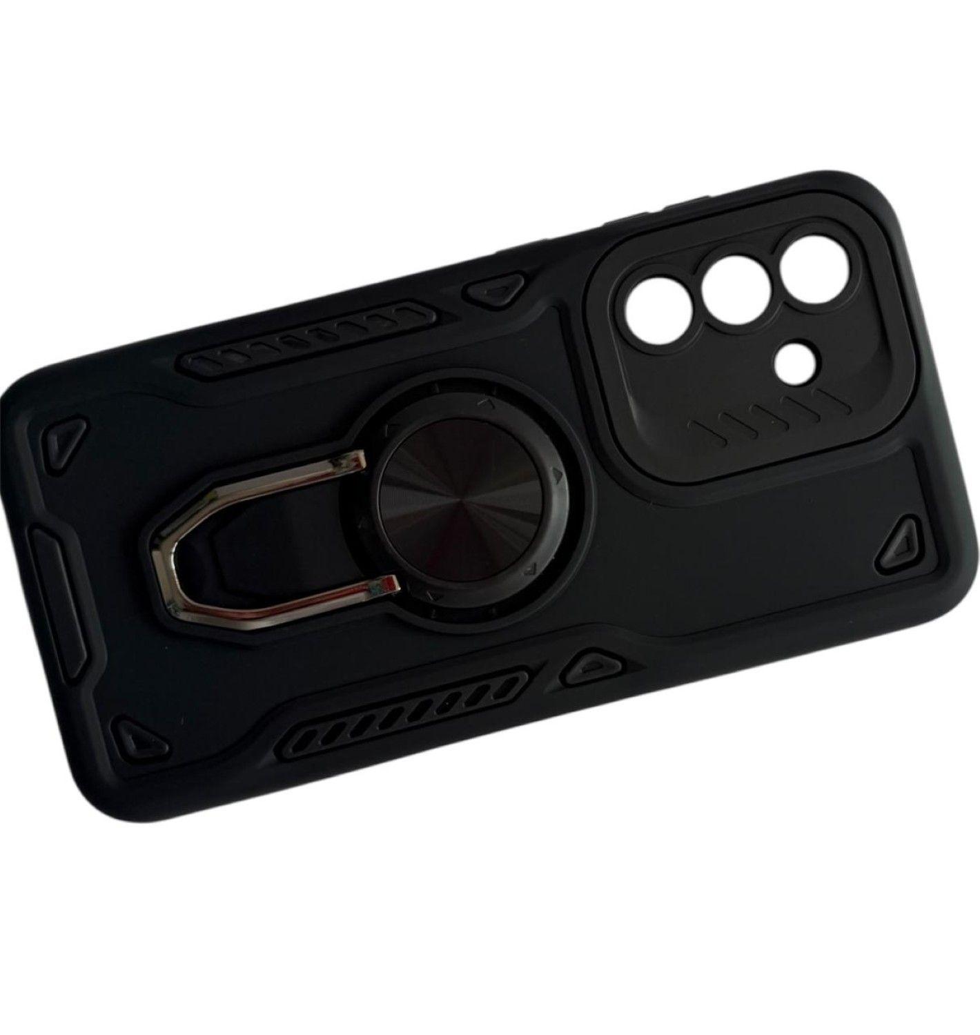 Carcasa Para Samsung A56 5g Anti Golpes Anillo Negro-0