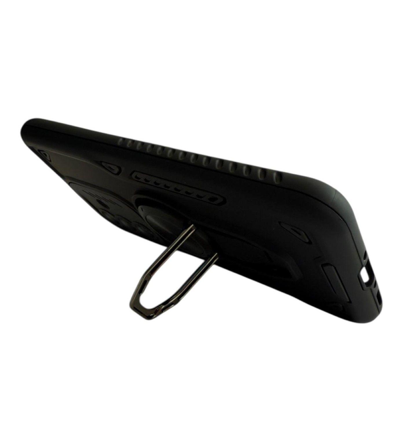 Carcasa Para Samsung A56 5g Anti Golpes Anillo Negro-1
