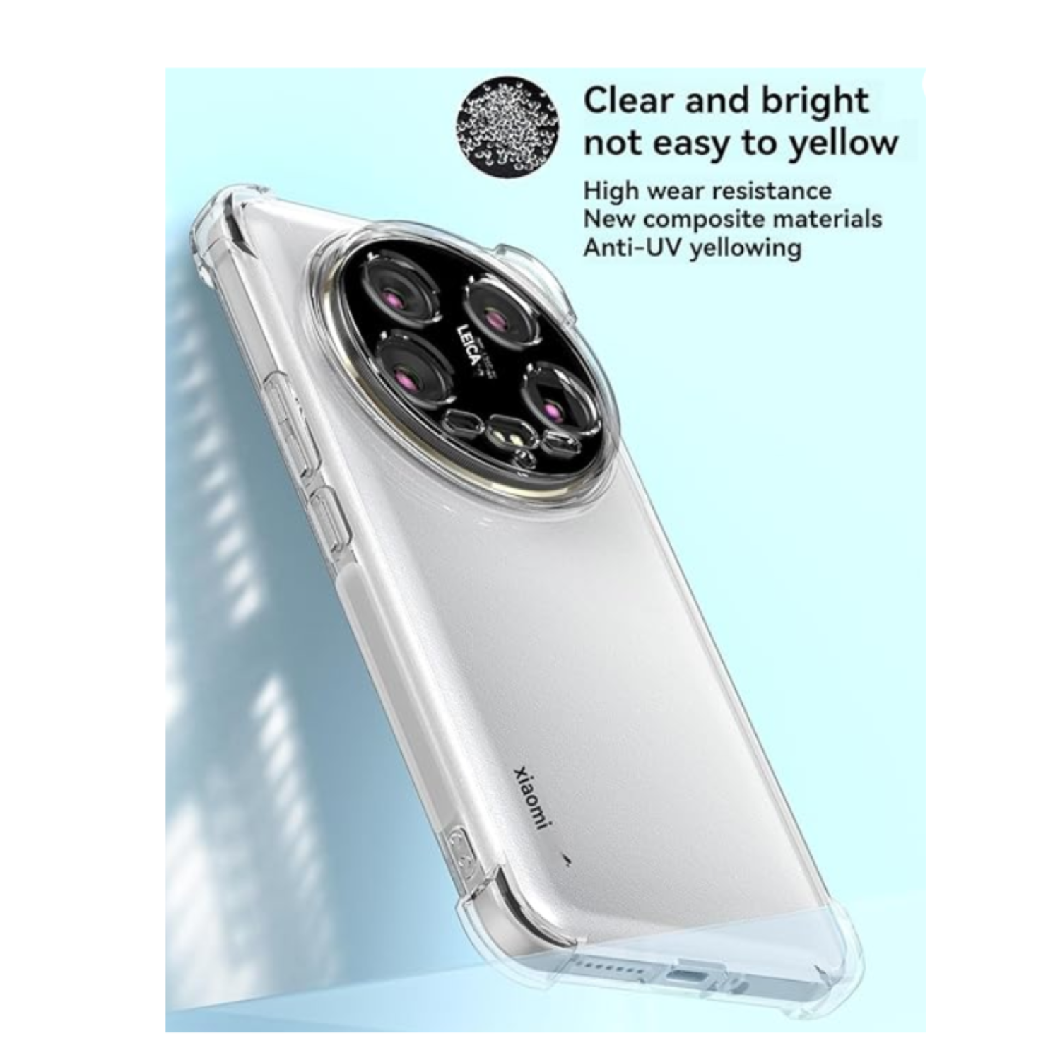 Carcasa Funda Para Xiaomi 14 Ultra 5g Transparente Reforzada-4
