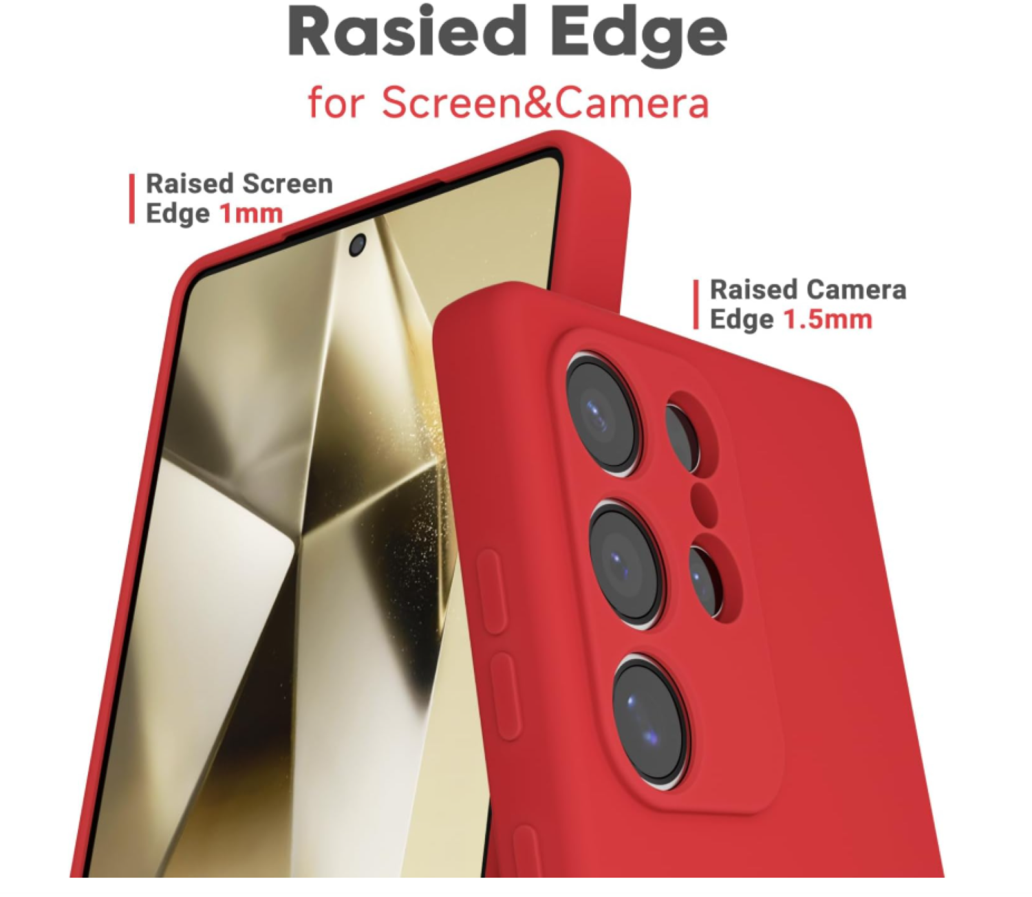 Carcasa Funda Para Samsung S26 Ultra Silicona Rojo-2