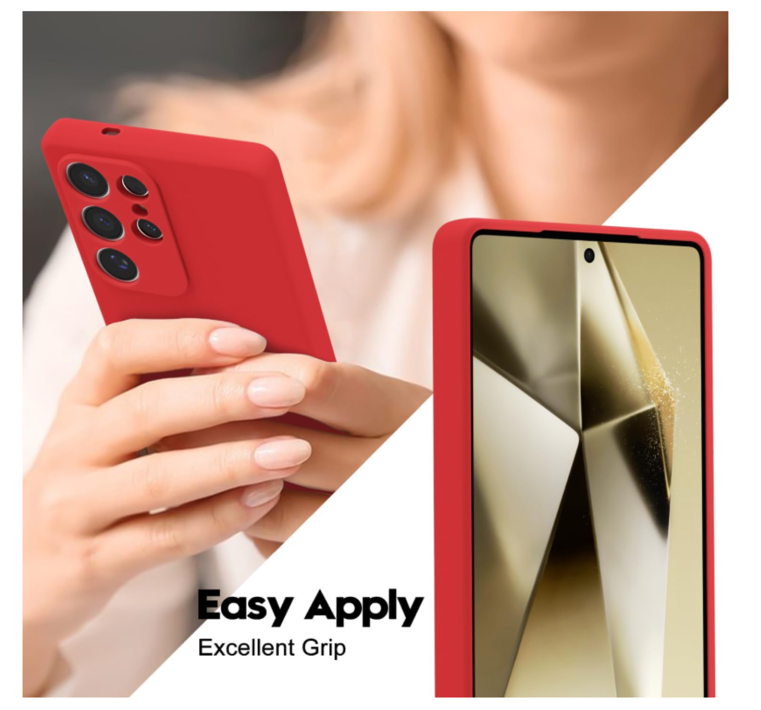 Carcasa Funda Para Samsung S26 Ultra Silicona Rojo-3