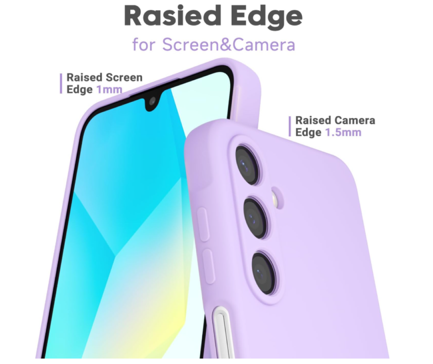 Carcasa Funda Para Samsung A56 5g Silicona Violeta-2