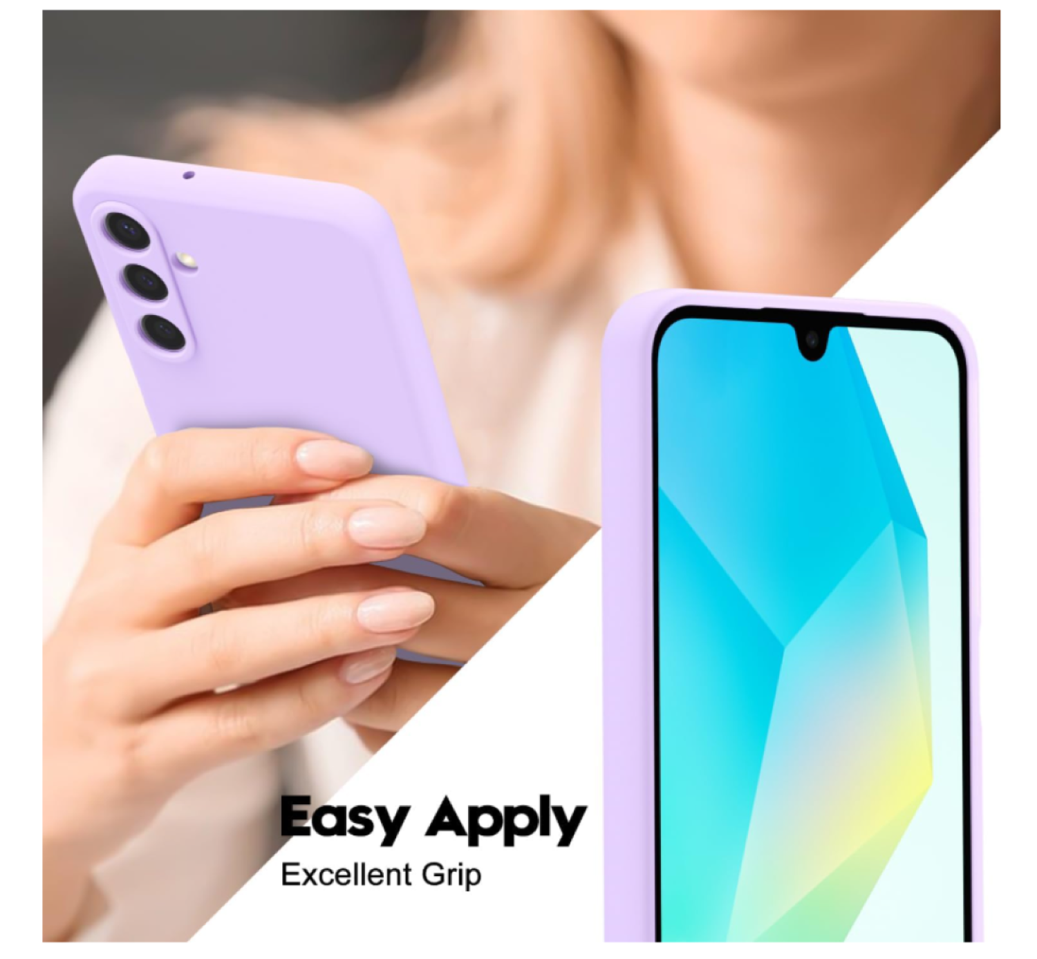 Carcasa Funda Para Samsung A56 5g Silicona Violeta-3