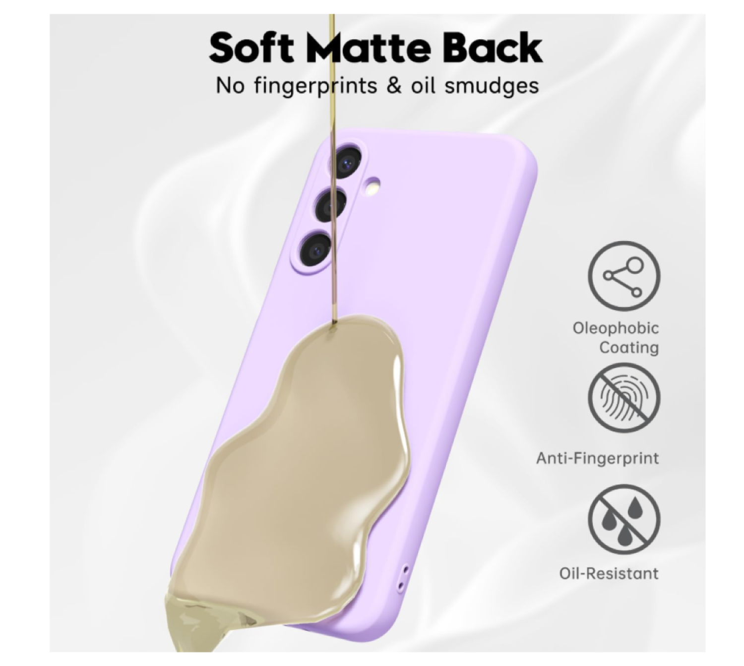 Carcasa Funda Para Samsung A56 5g Silicona Violeta-4