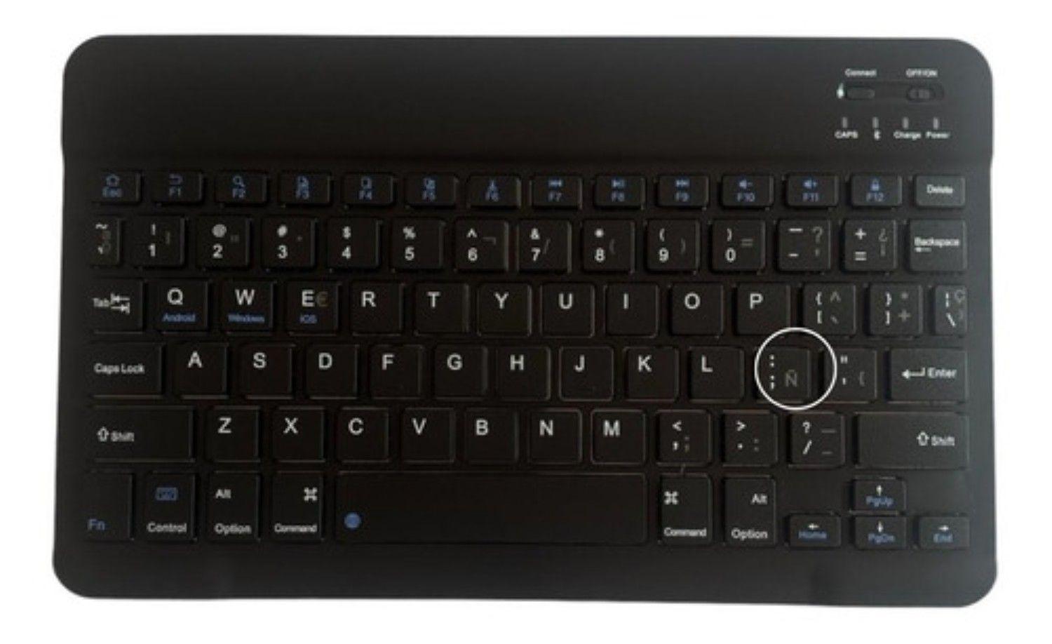 Funda Con Teclado Negro Para iPad Pro 12.9 3era/4ta/5ta/6ta-3