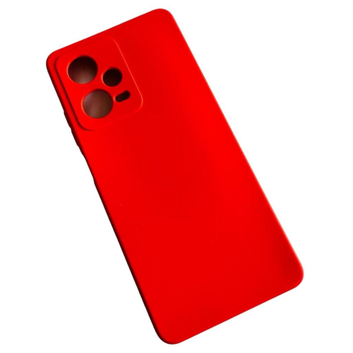 Carcasa Funda Para Xiaomi Redmi Note 12 Pro/ Pro+ Silicona Rojo-0