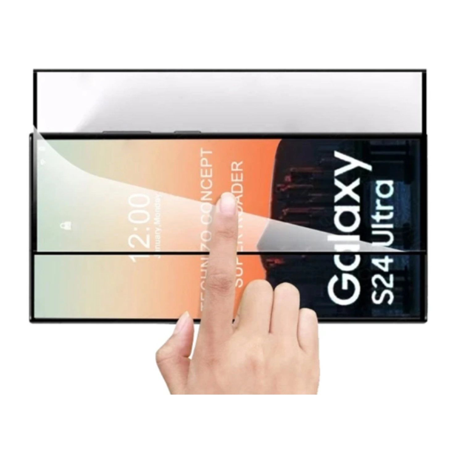 Lámina Completa Vidrio Templado Para Samsung S24 Ultra-2