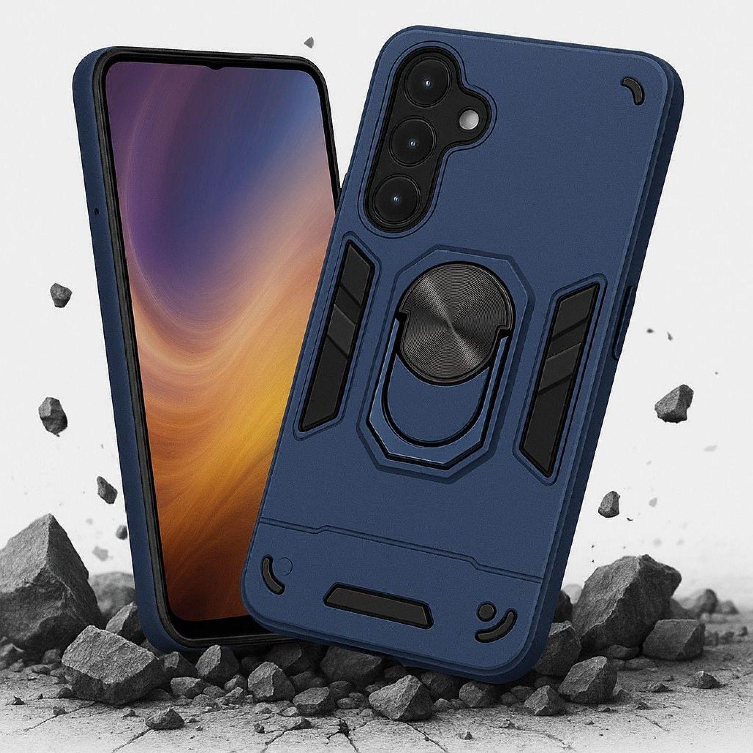 Carcasa Para Samsung A26 5g Anti Golpes Anillo Azul-2