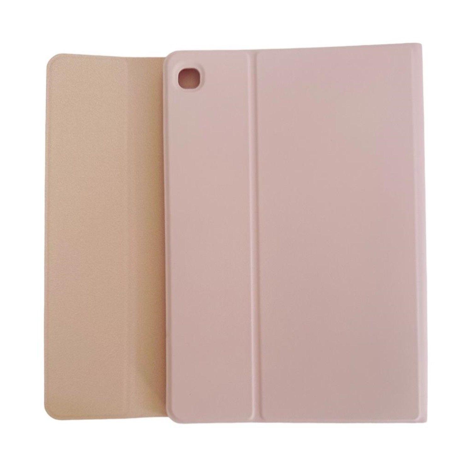Funda Con Teclado Rosado Para Samsung S6 Lite 10.4 Español-2