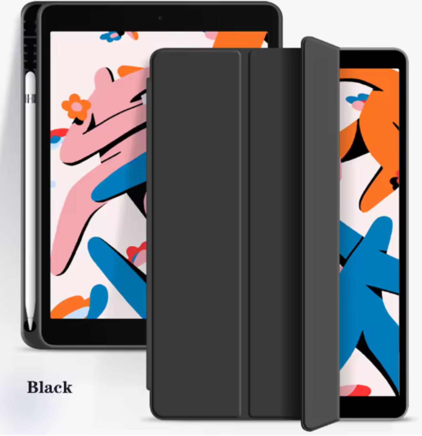 Carcasa Smart Cover Ranura Para iPad Pro 11 M4 2024 Negro-2