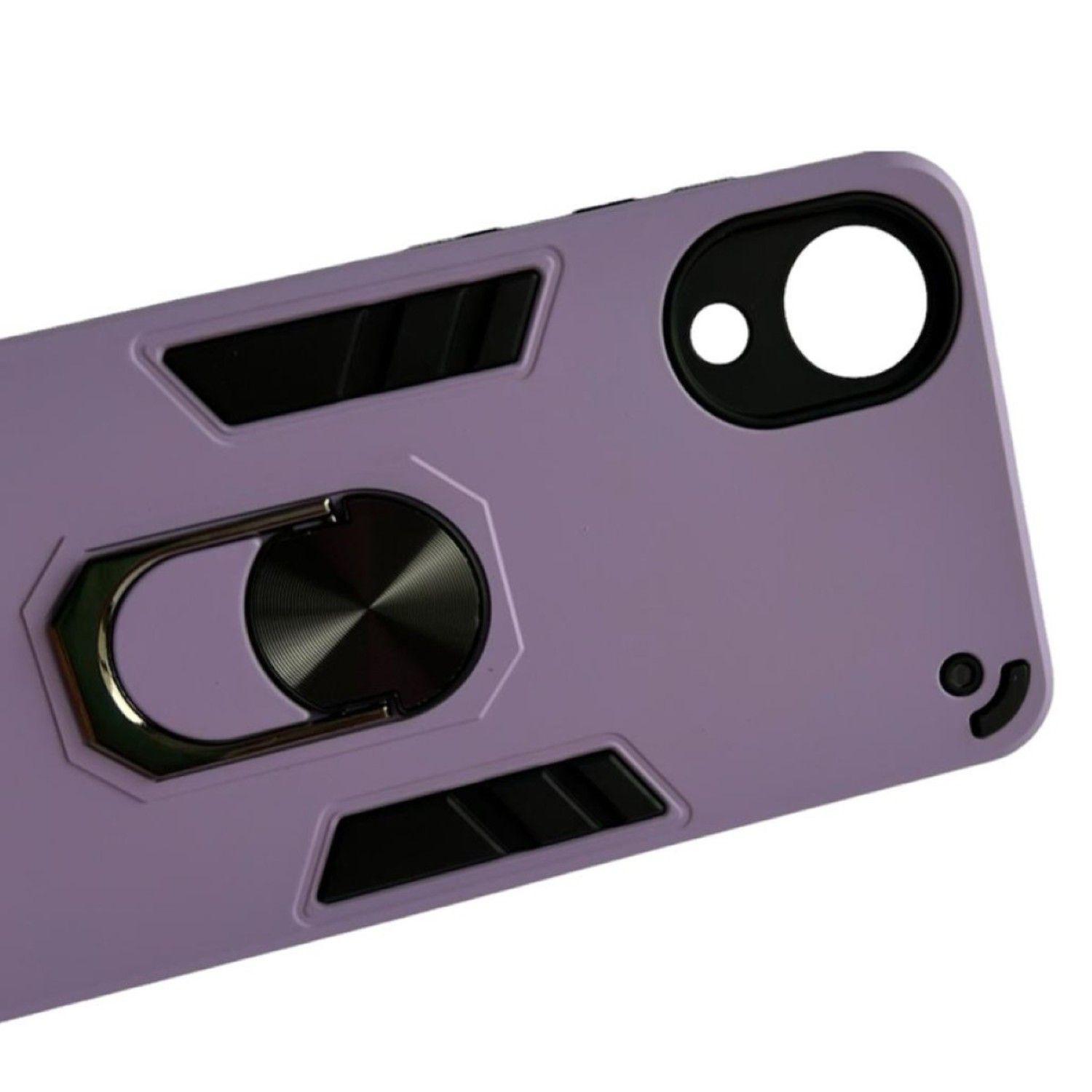 Carcasa Para Samsung A03 Core Anti Golpes Anillo Lila-3