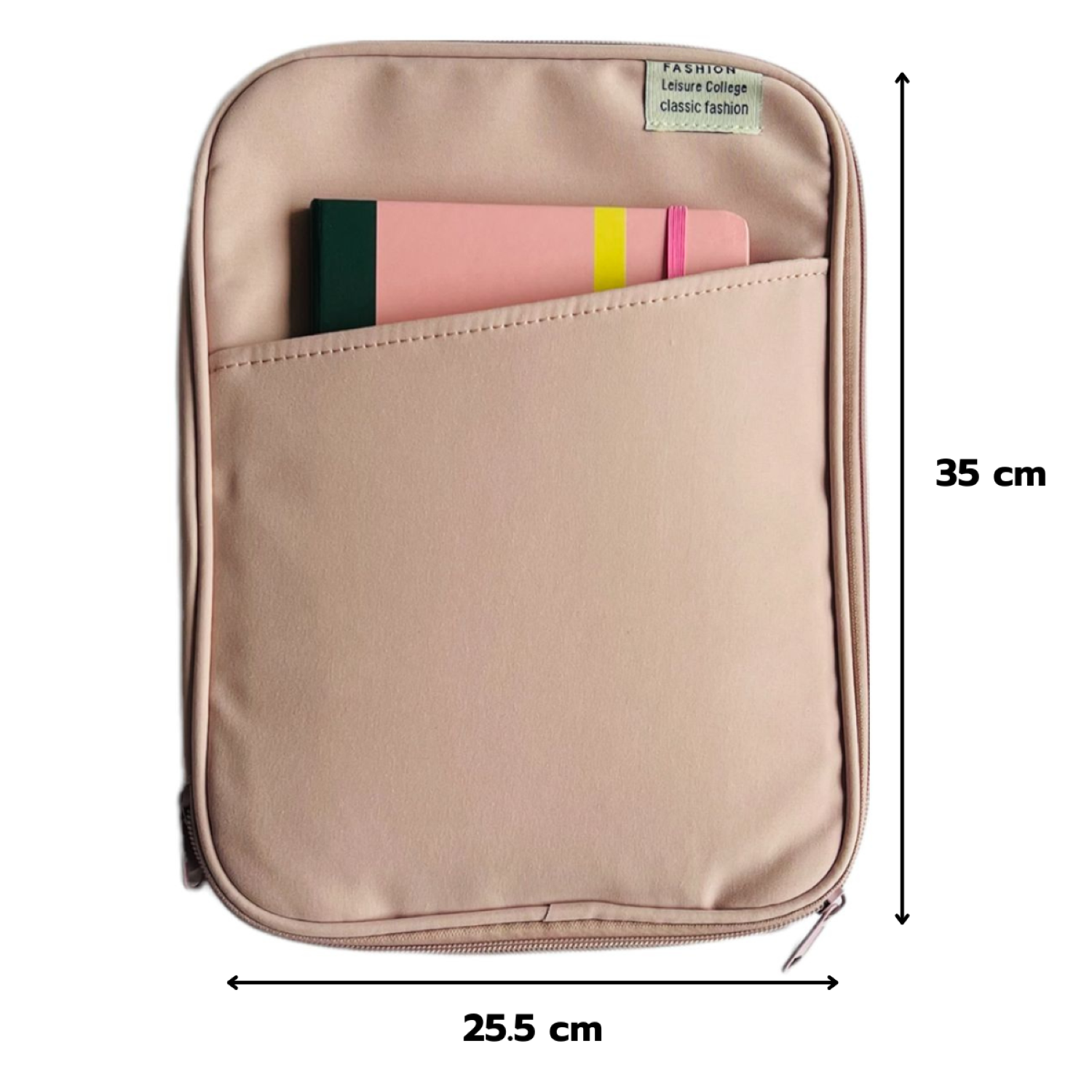 Bolso Multifuncional Para Tablet iPad Notebook 13 Pulgadas Rosado-4