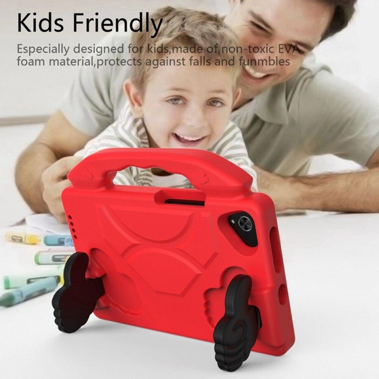 Carcasa Niños Anti-golpes Para Samsung Tab A7 Lite 8.7 T220 Rojo-2