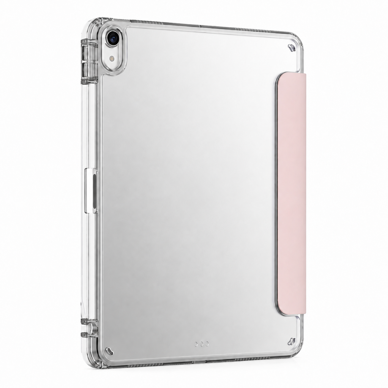 Carcasa Smart Cover Clear Compatible Con iPad A16 11th Gene 11 Rosado-0