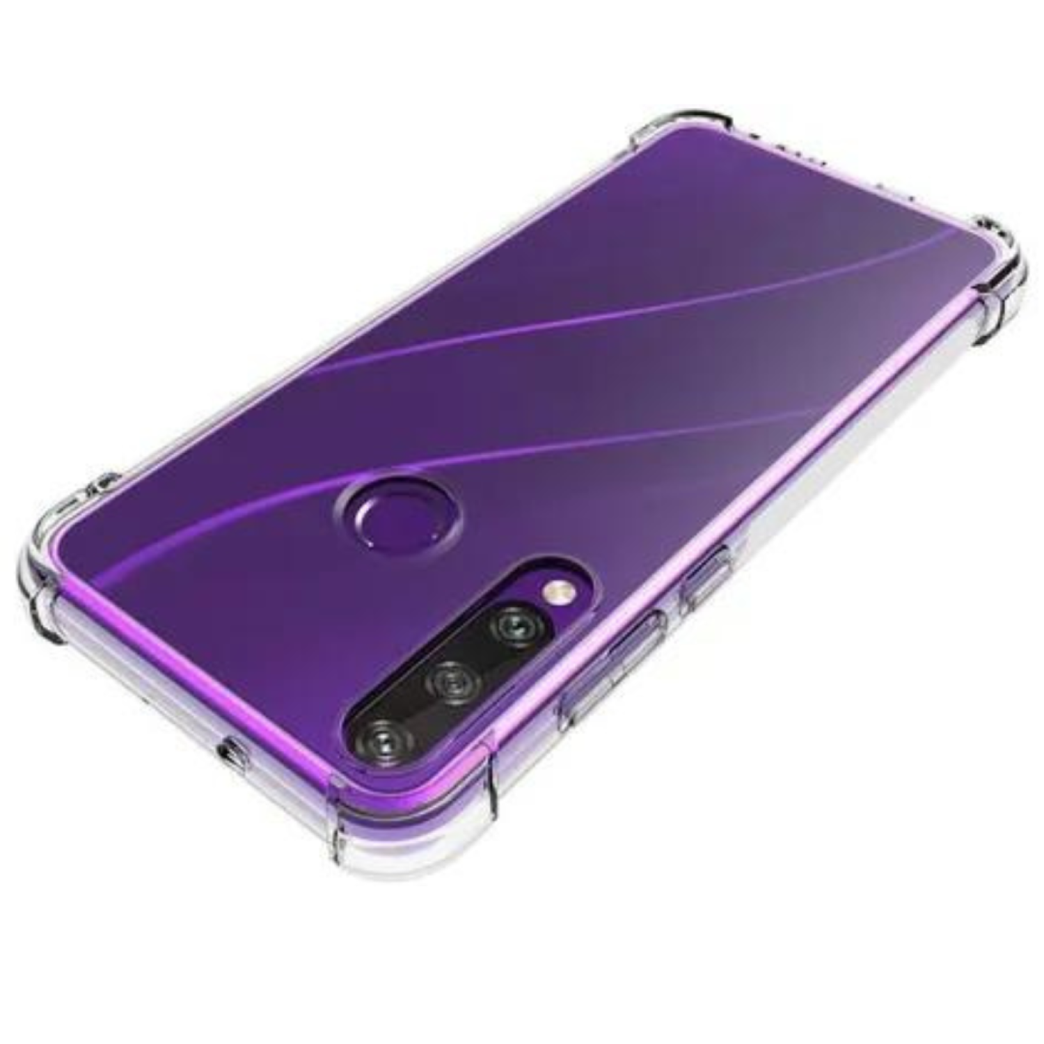 Carcasa Para Huawei Y6p Transparente Reforzada-1