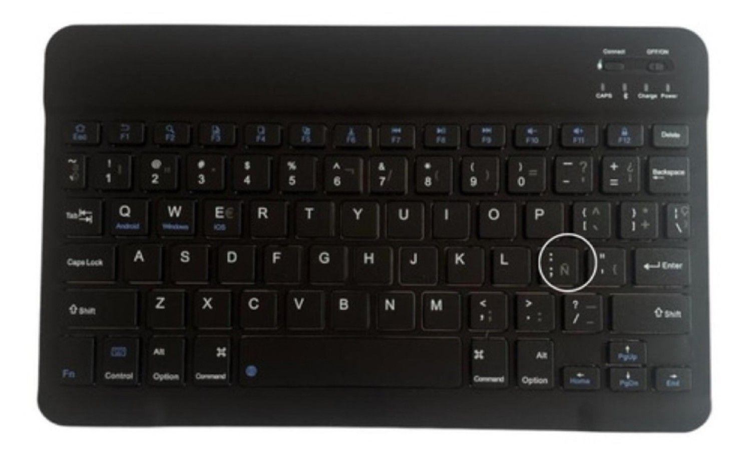 Funda Con Teclado Negro Para Tablet Lenovo K11 11 Español TB-330XU-4