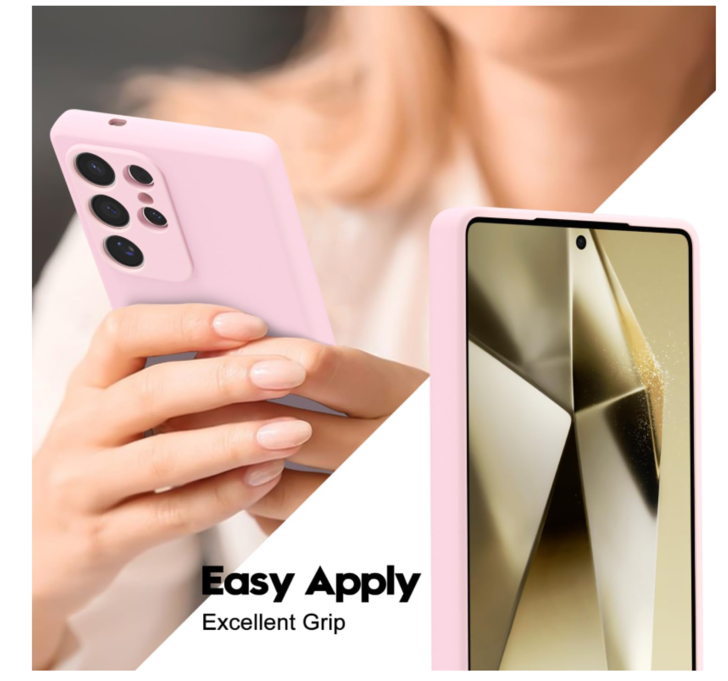 Carcasa Funda Para Samsung S26 Ultra Silicona Rosado-3