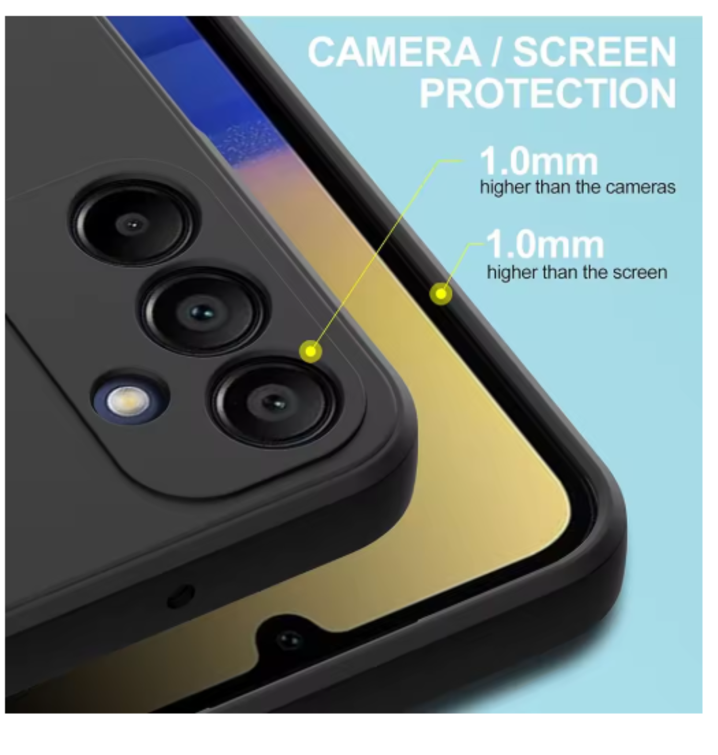 Carcasa Funda Para Samsung A57 5g Silicona Color-3