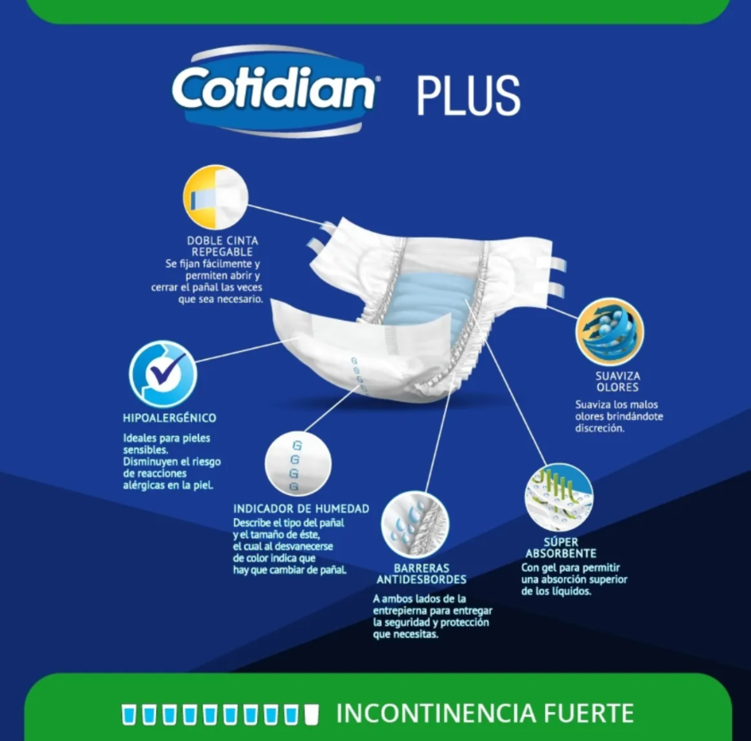 Pañales De Adulto Mayor Plus Tamaño Grande 20 unid Grande-3