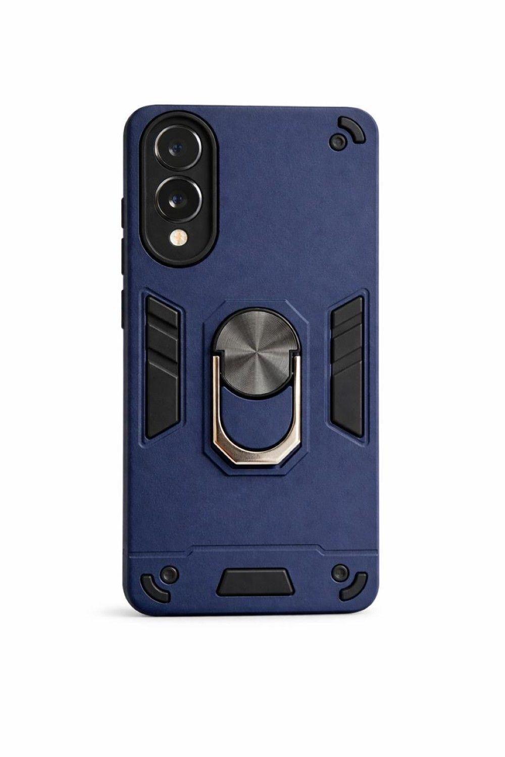 Carcasa Para Samsung S25 Edge Anti Golpes Anillo Azul-2