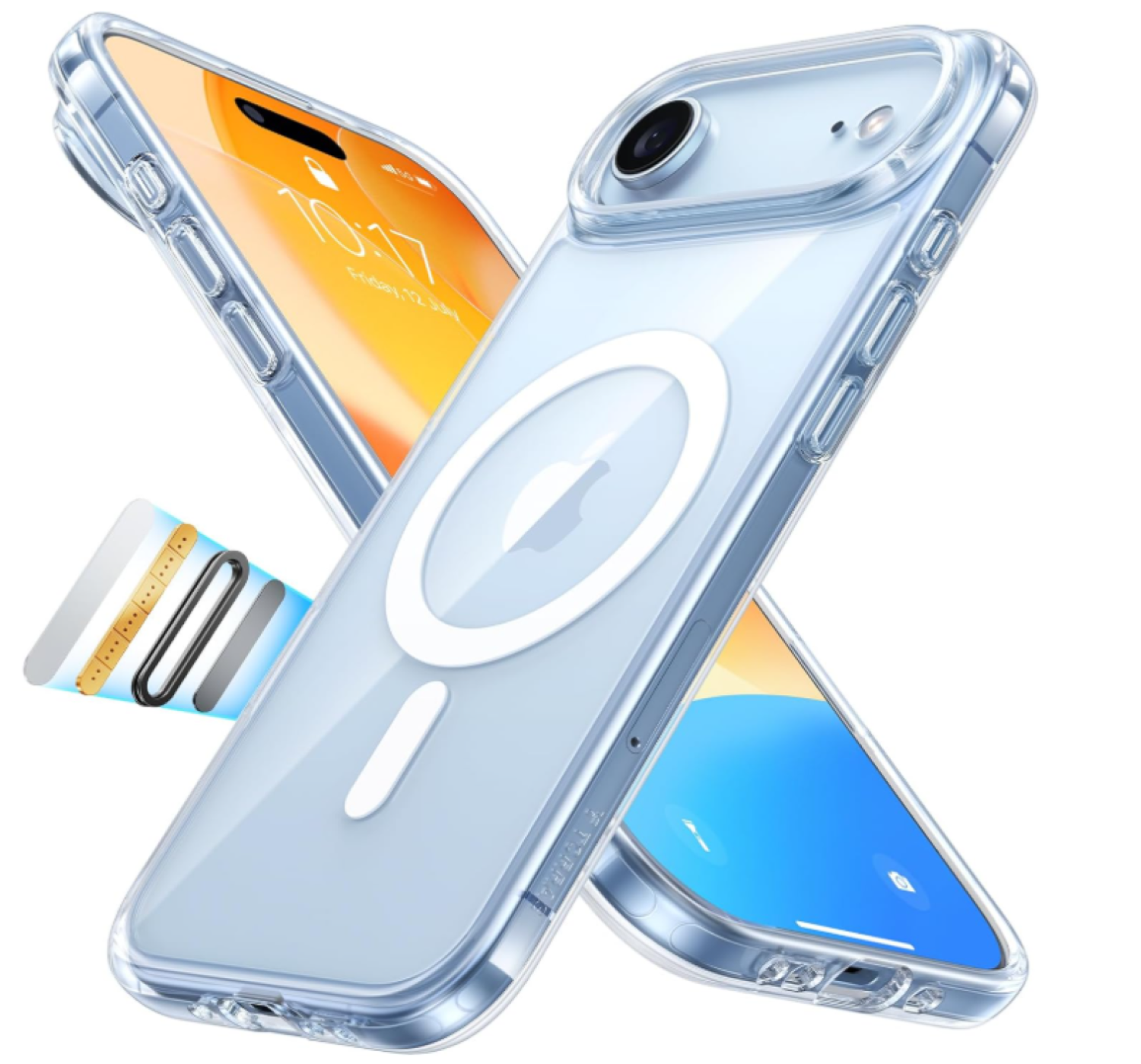 Carcasa Para iPhone 17 Air Transparente MagSafe-6