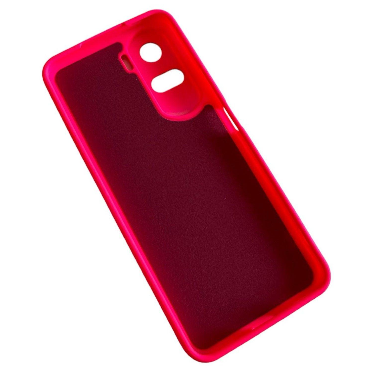 Carcasa Funda Para Honor 90 Lite 5g Silicona Fucsia-2