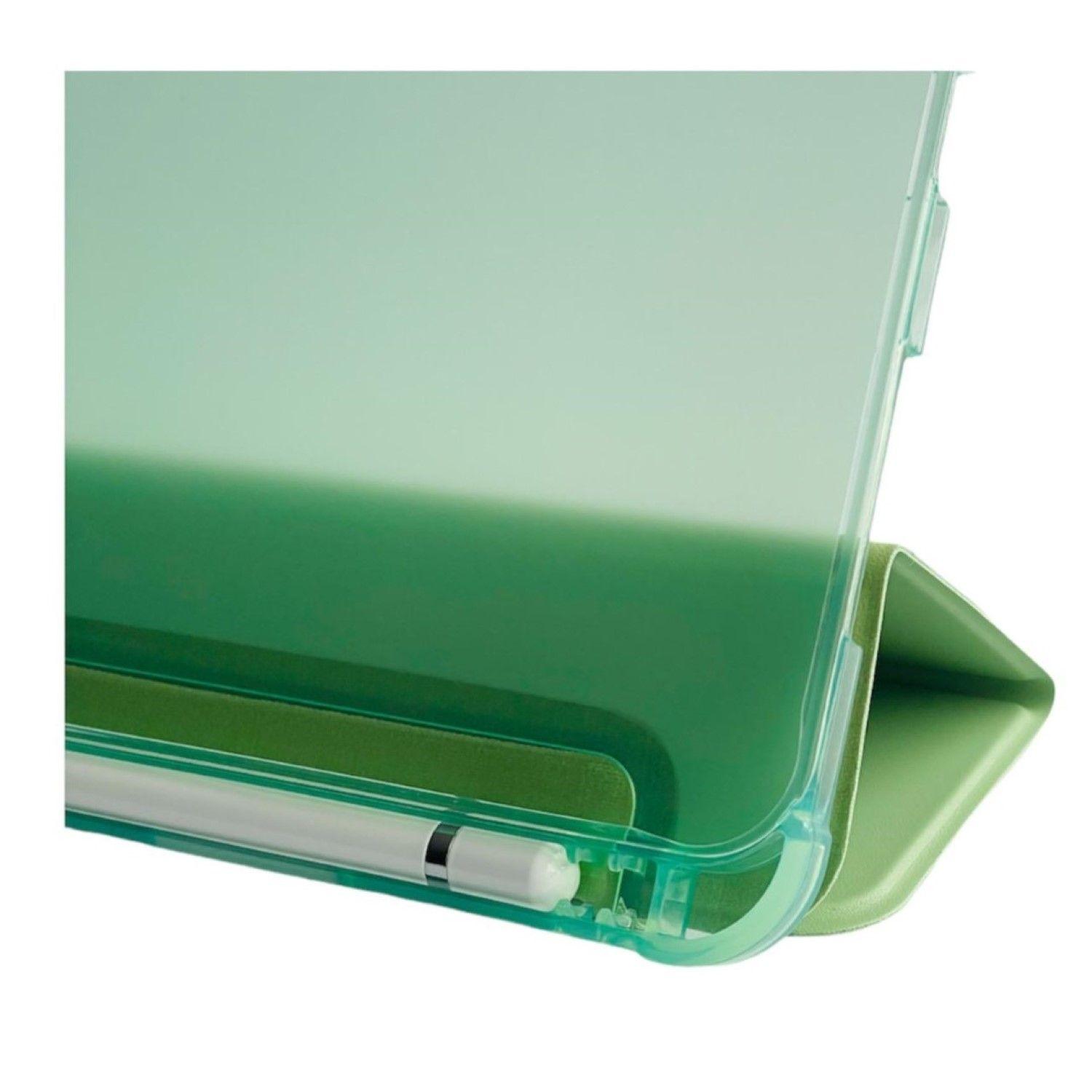 Funda Smart Cover Para iPad Air 11 M2 2024 Con Ranura Verde Menta-3