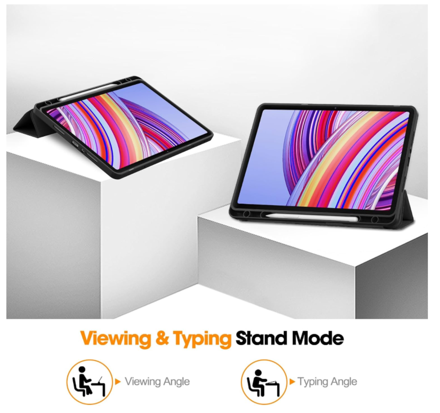 Carcasa Smart Cover Ranura Compatible Con Xiaomi Pad 2 Pro 12.1 2025-3