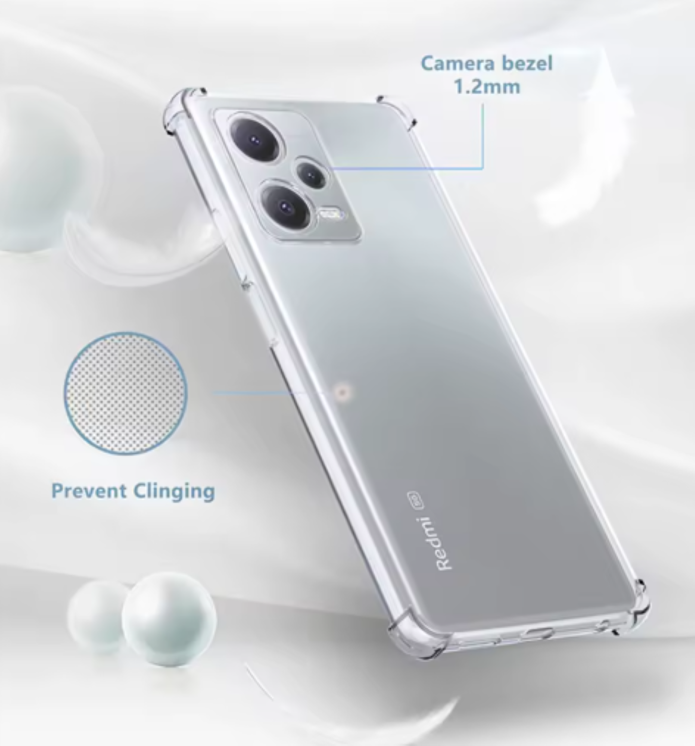 Carcasa Para Xiaomi 15c 4g/ 5g Transparente Reforzada-2