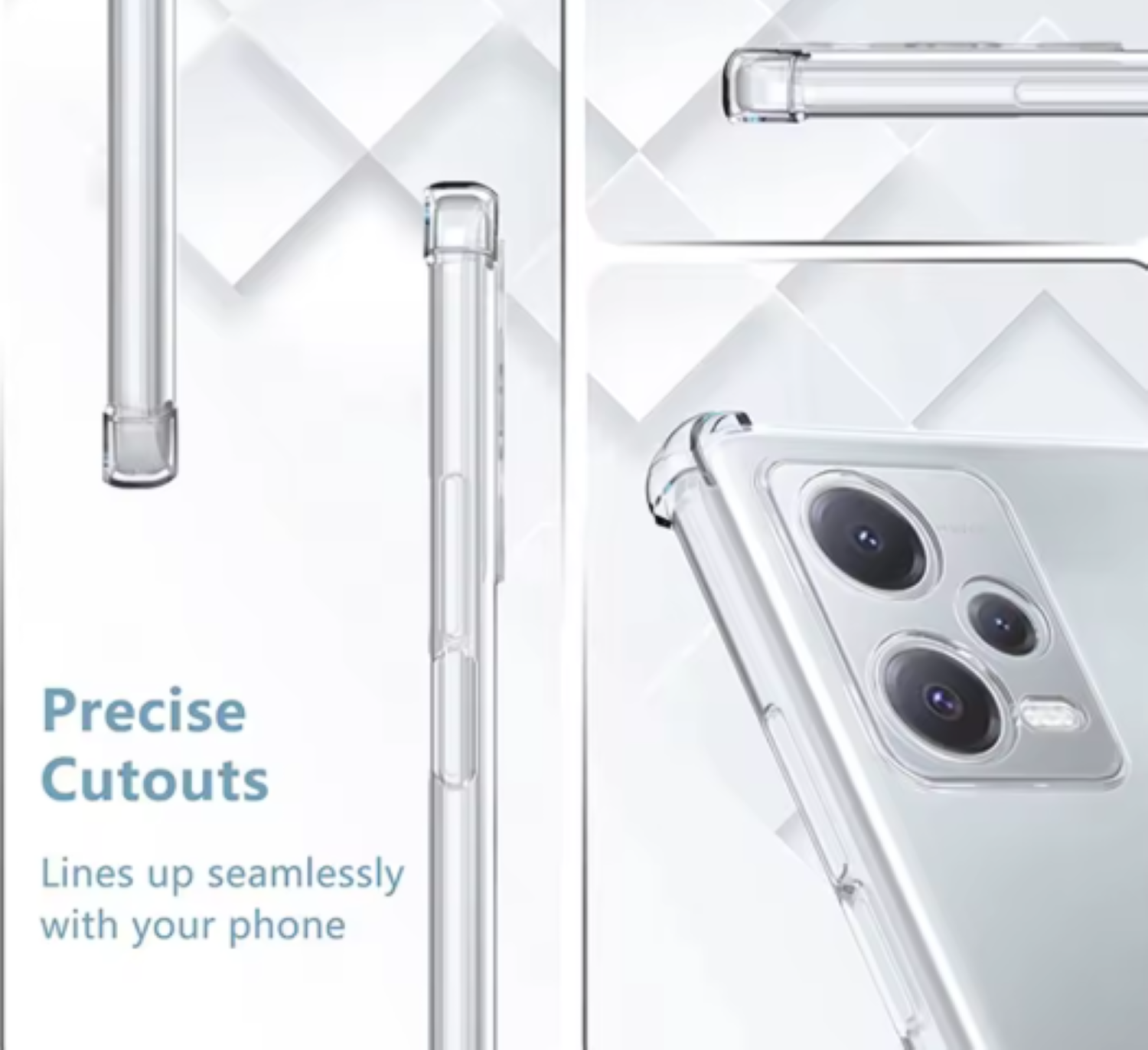 Carcasa Para Xiaomi 15c 4g/ 5g Transparente Reforzada-3