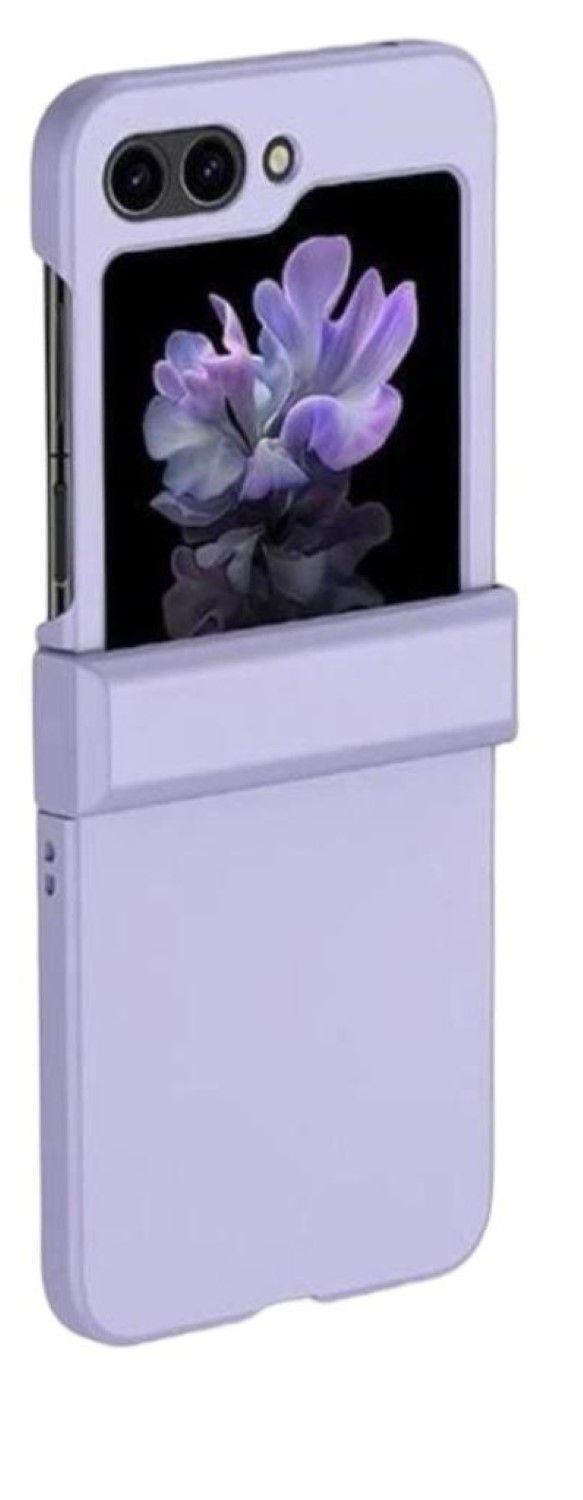 Carcasa Plegable Para Samsung Galaxy Z Flip 5 Lila Bisagra-0