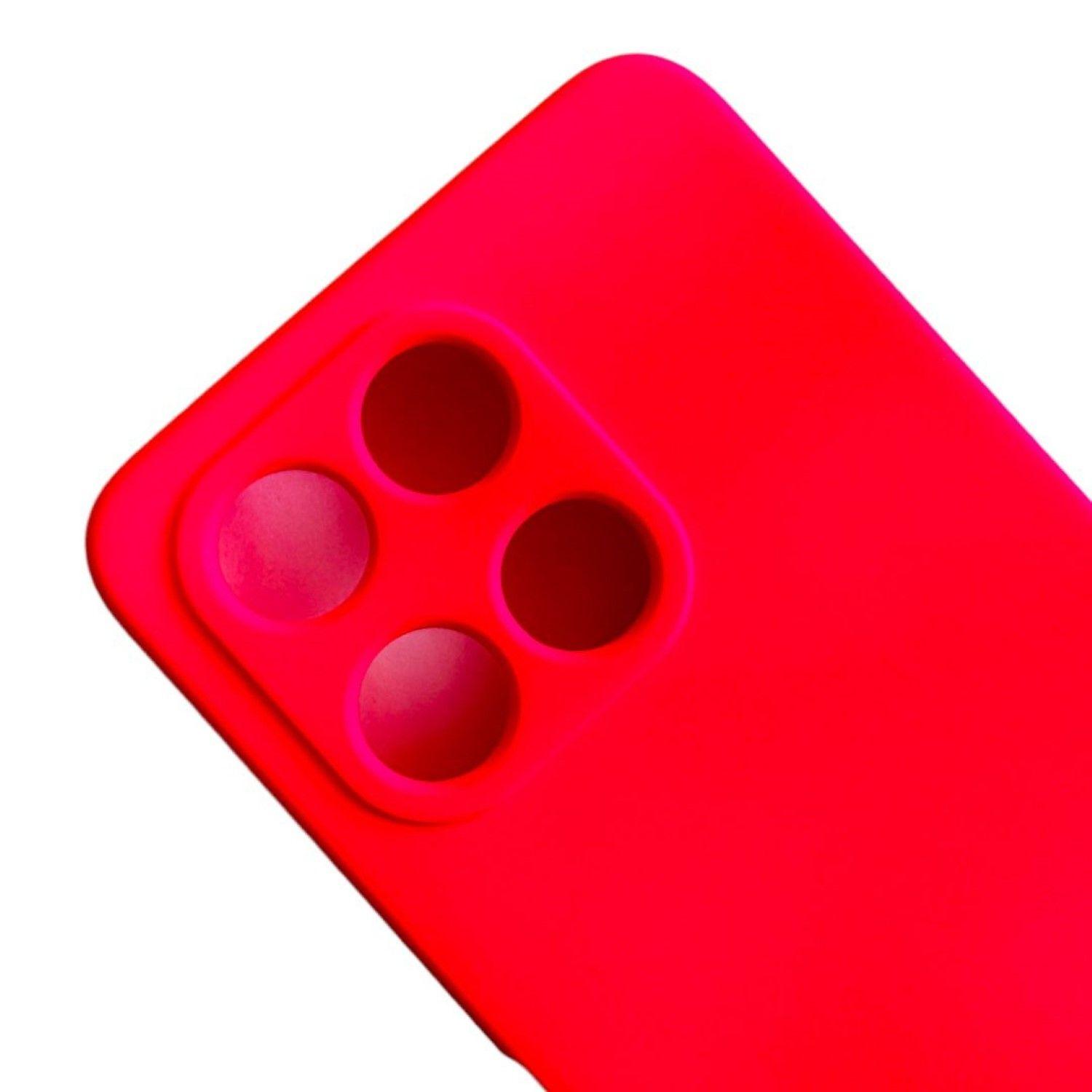 Carcasa Funda Para Honor X6a Plus Silicona Fucsia-2