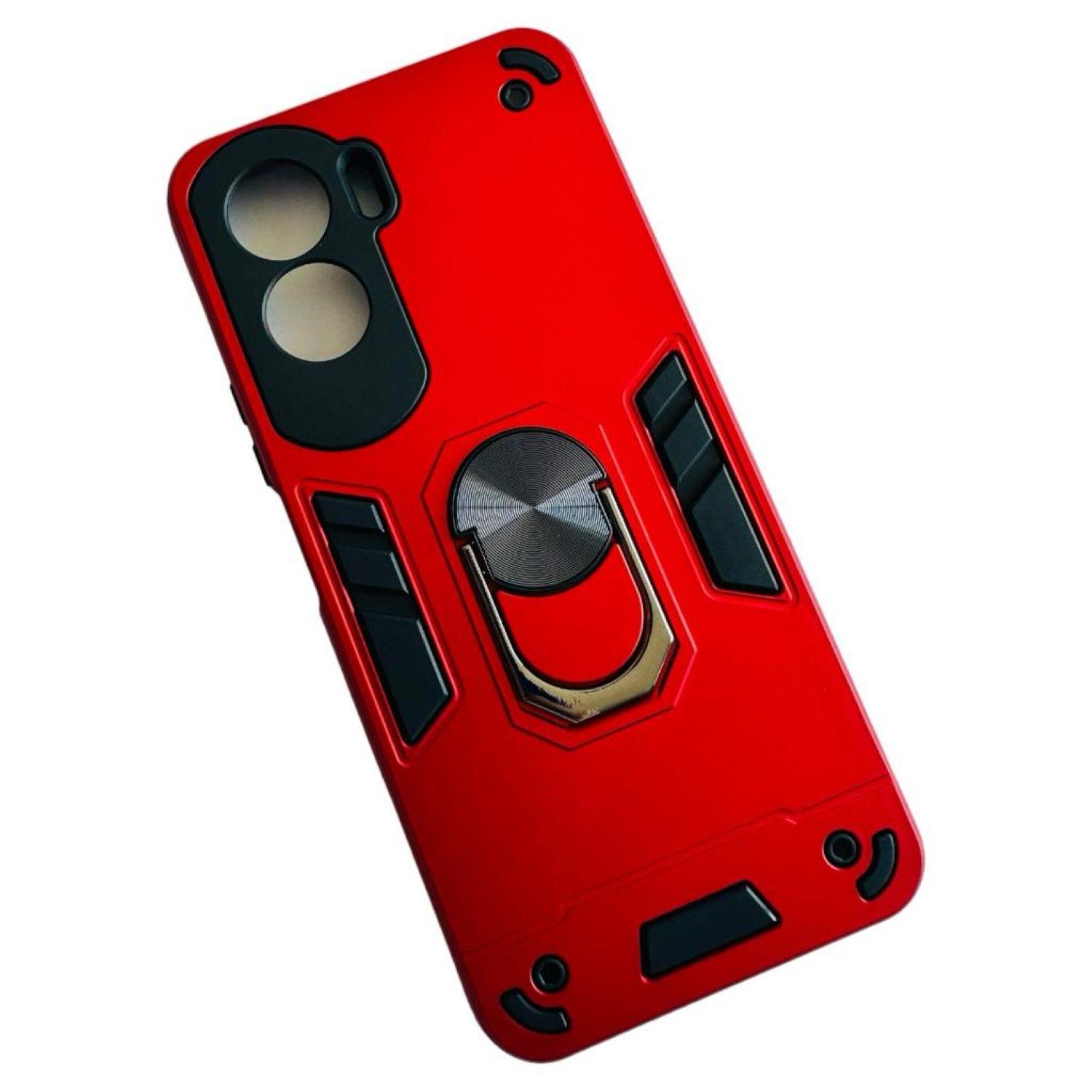 Carcasa Para Honor 90 Lite 5g Anti Golpes Anillo Rojo-0