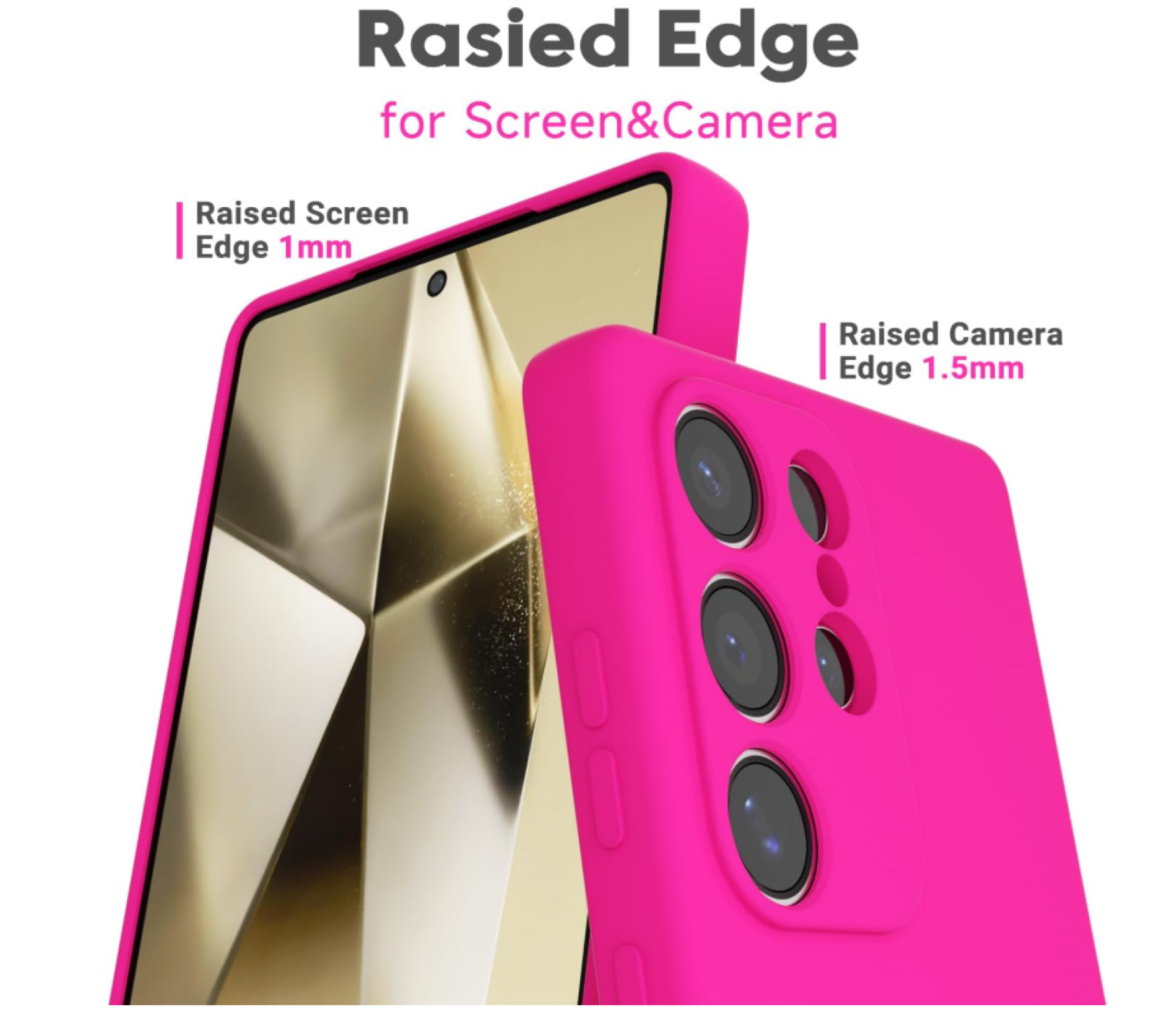 Carcasa Funda Para Samsung S26 Ultra Silicona Fucsia-2