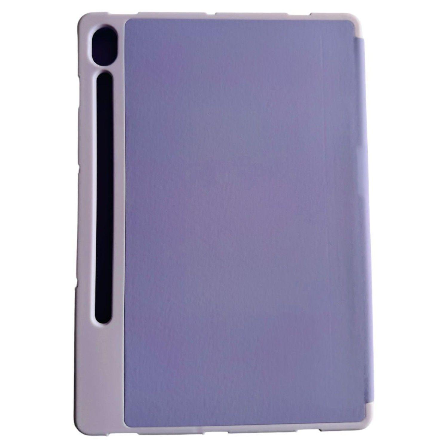 Funda Carcasa Smart Cover Con Ranura Para Samsung Tab S10 Lite Lila-4