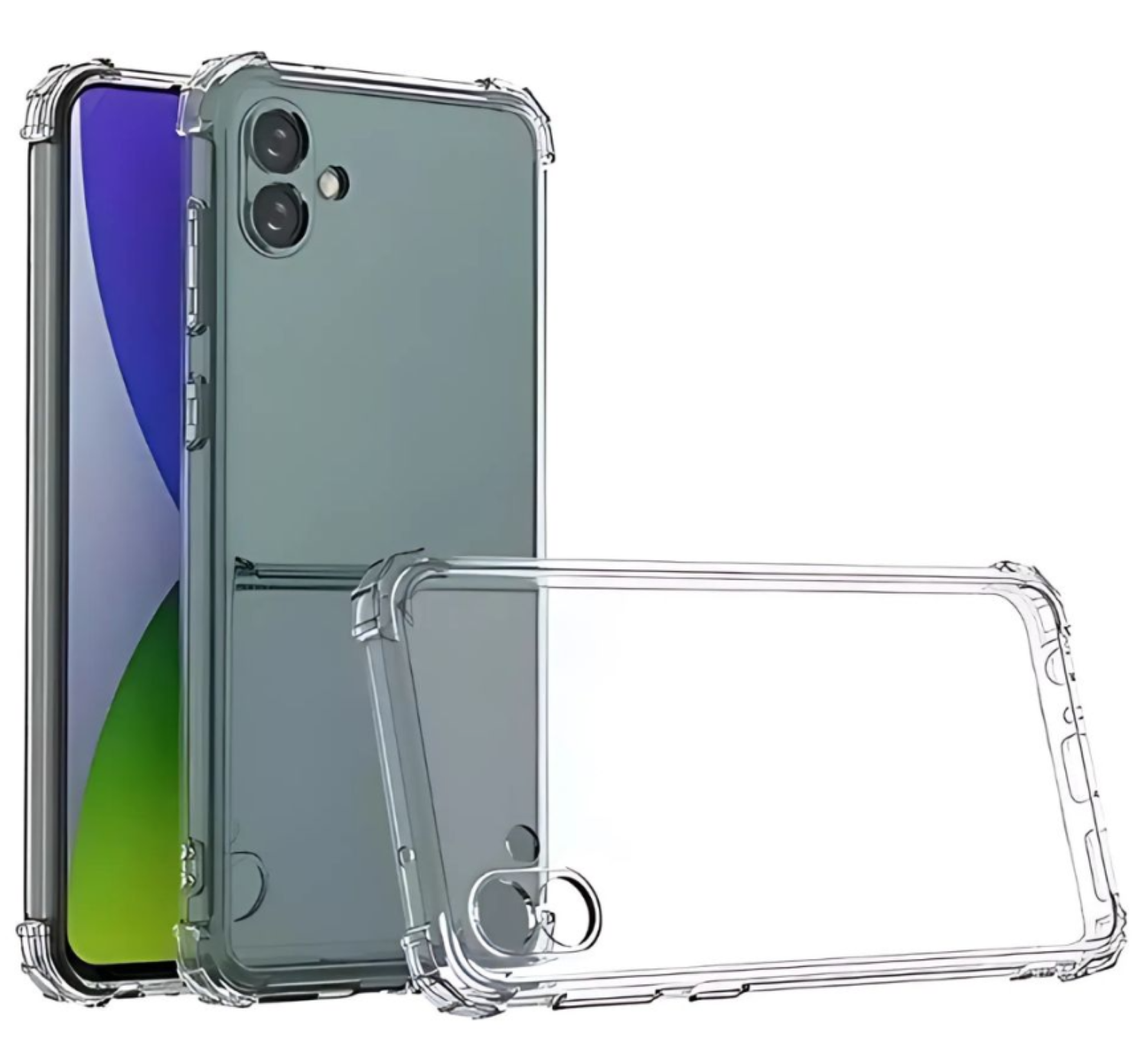 Carcasa Para Samsung A06 5g Transparente Reforzada-2